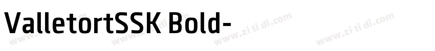 ValletortSSK Bold字体转换